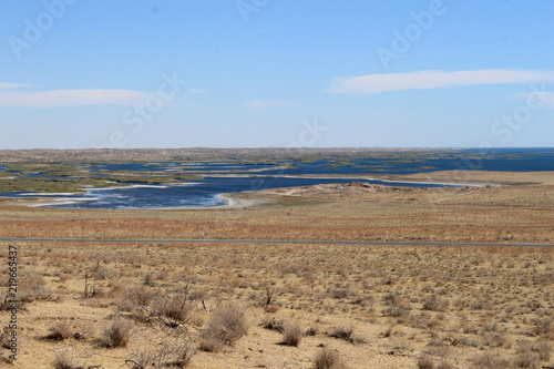 Aydarkul -lake in Uzbekistan