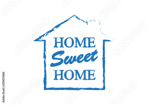 Home Sweet Home. Banner home decoration vector