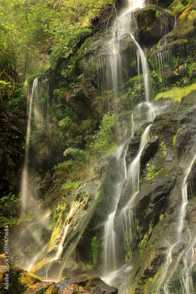 Fototapeta premium Zweribach-Wasserfall