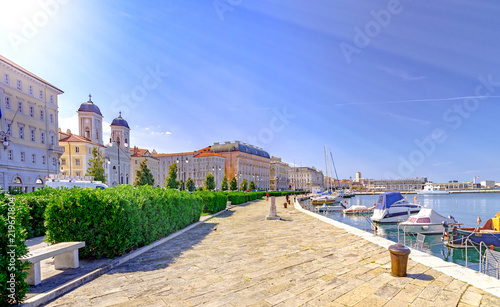 Trieste Italy by Adriatic sea photo