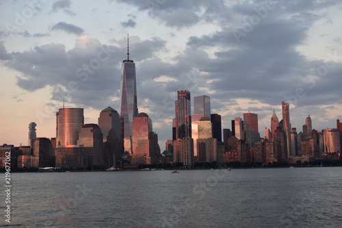 skyline, city, manhattan, landscape