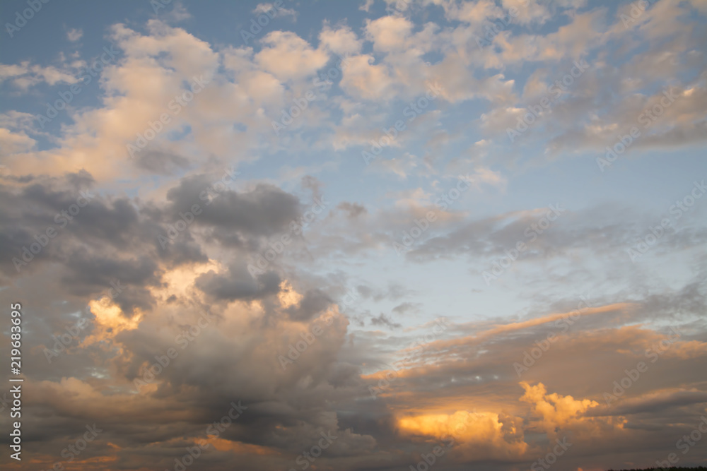 Clouds against blue sky