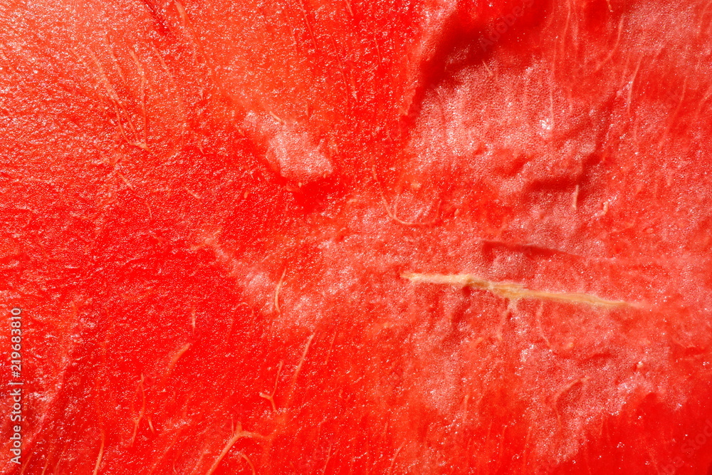 The red flesh of a sweet watermelon. Texture. Background.
