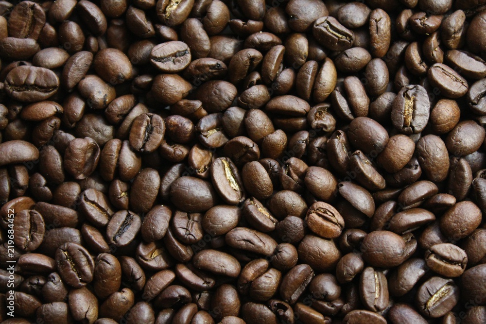 Fototapeta premium Kaffeebohnen