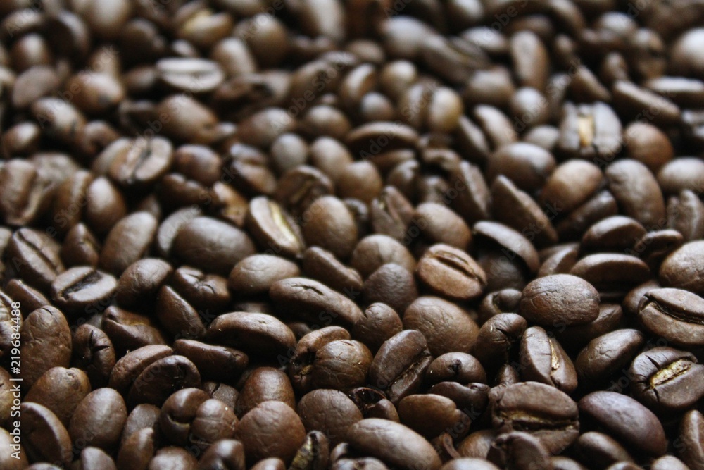 Fototapeta premium Kaffeebohnen