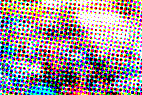 Abstract halftone artistic background photo