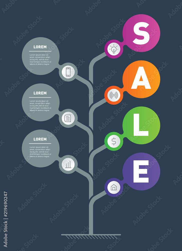 Special offer. Big sale - poster design template. Vector illustration.