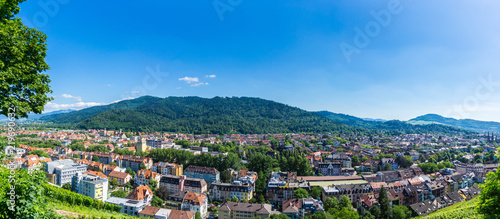 Germany, XXL panorama of Freiburg im Breisgau