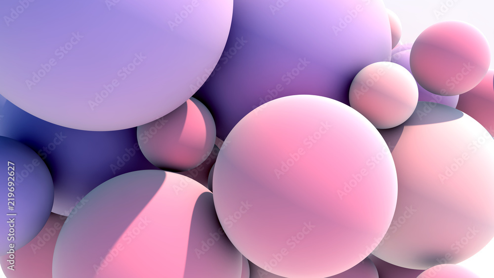 Floating Multicolored Balls Background Floating Multicolored Balls Background