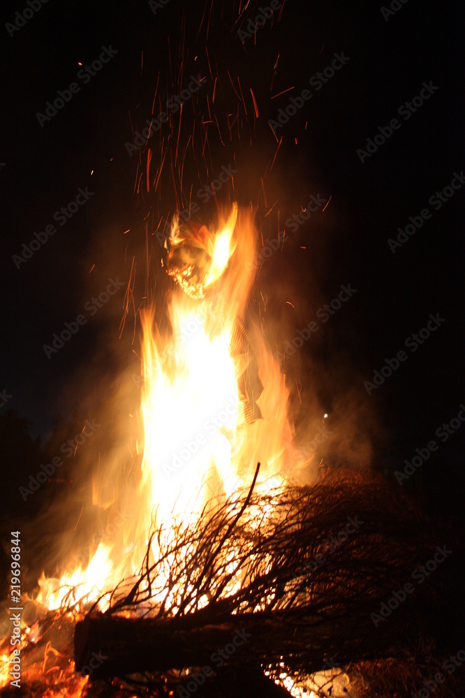 Holzverbrennung