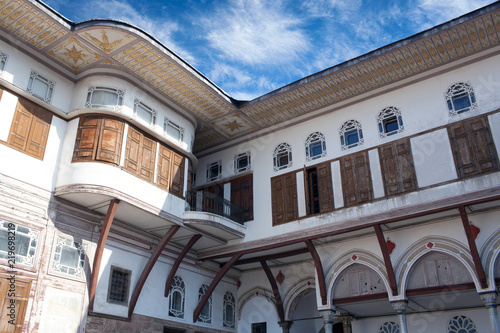 Tableau sur toile Harem section of famous ancient Topkapi Palace in Istanbul, Turkey
