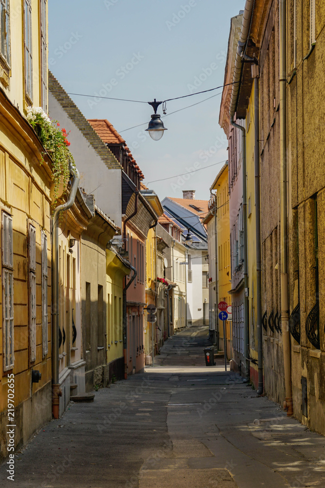The streets of Gyor