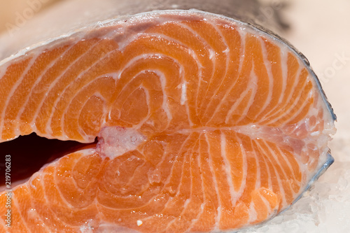 fresh raw salmon fish for dishes.