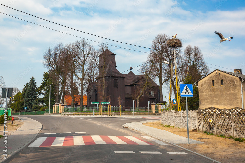 Cozy village in Poland