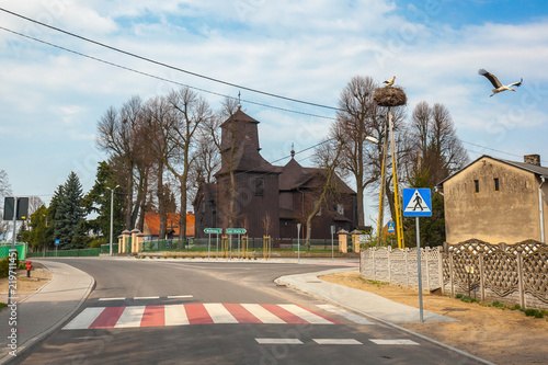 Obraz na płótnie Cozy village in Poland w salonie