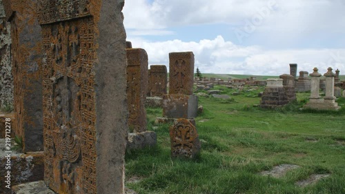 Armenian Khachkars in Noratus Cemetery, Gegharkunik Province, Armenia 6
