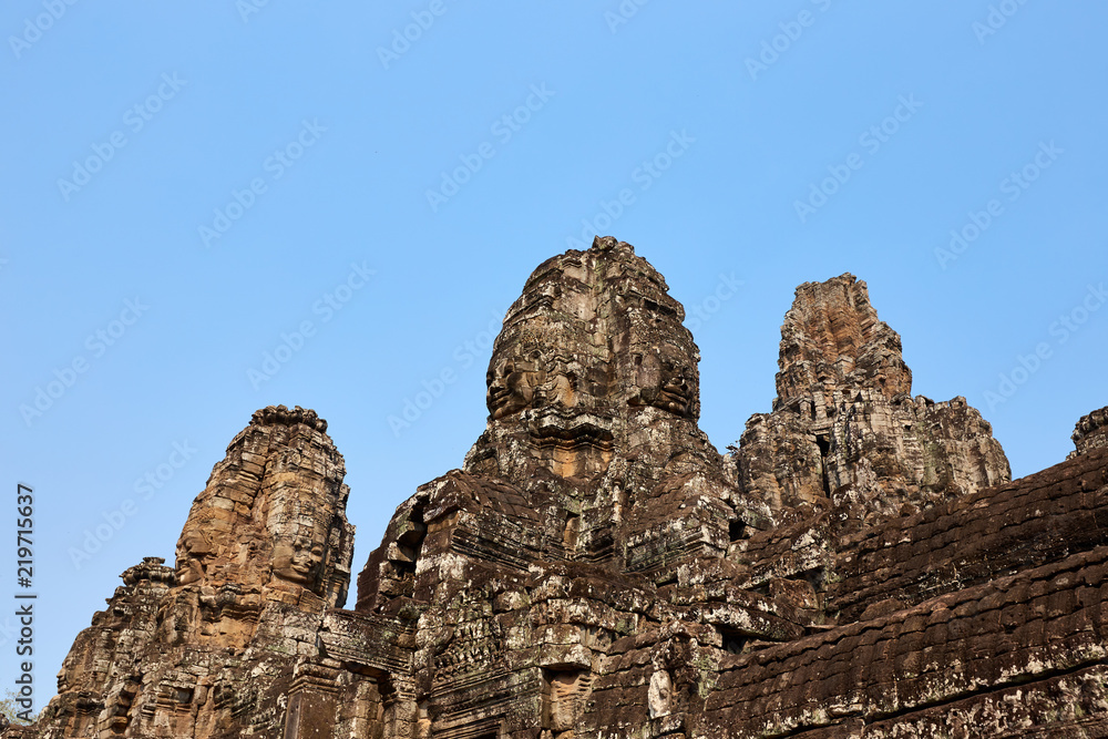 캄보디아 씨엠립의 바이욘사원