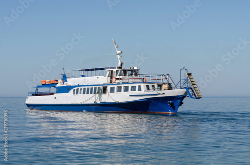 Passenger motor boat