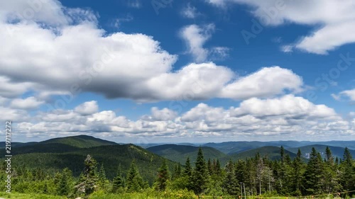 View from Mont Tremblant, Quebec, Canada