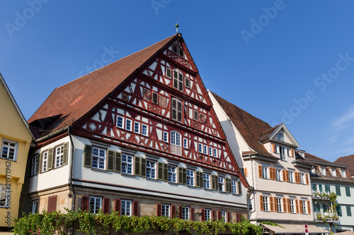 Tableau sur toile historic town esslingen germany on the neckar river