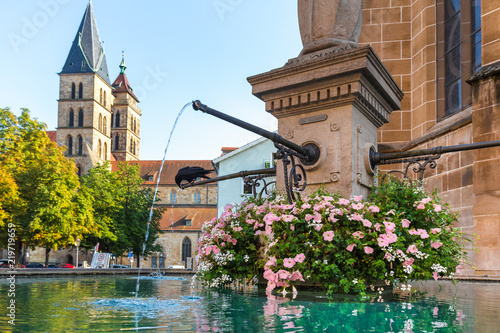 historic town esslingen germany on the neckar river photo