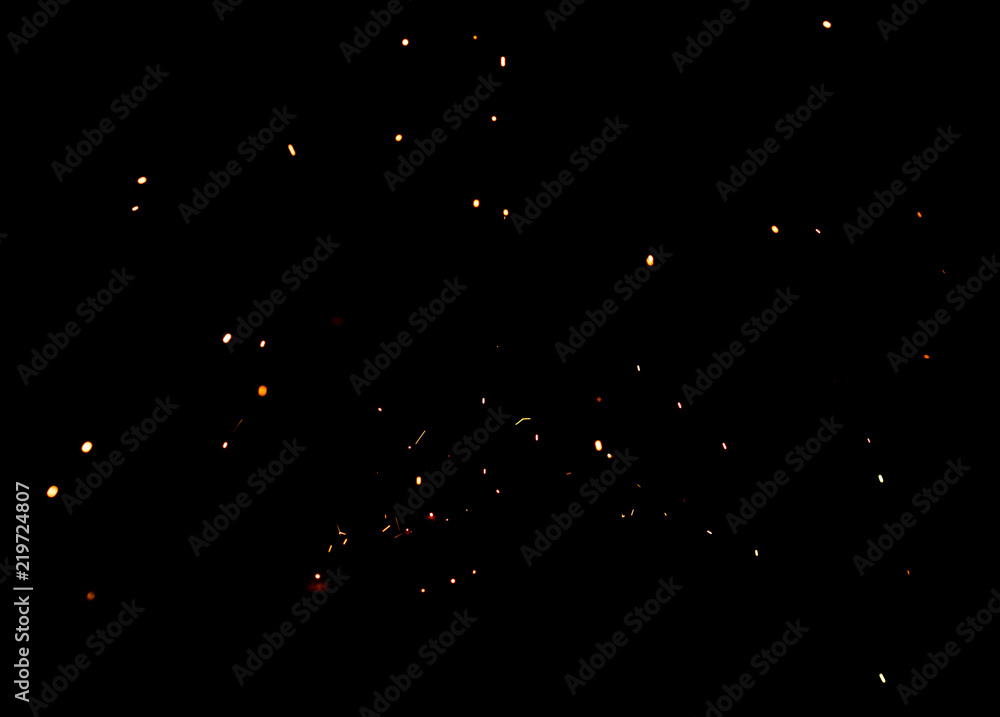 Flash and sparks from electric welding Flash and sparks from electric welding
