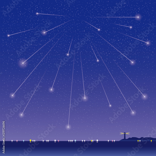 星降る夜