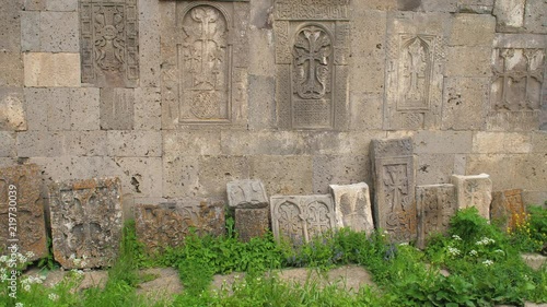 Armenian Khachkars in Tatev Monastery, Marzes of Syunik, Armenia 2