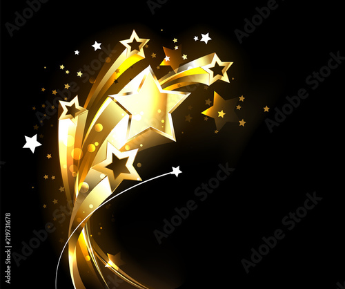 Soaring gold stars