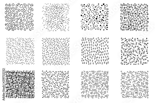 vector sketchy various style of pattern for your element design