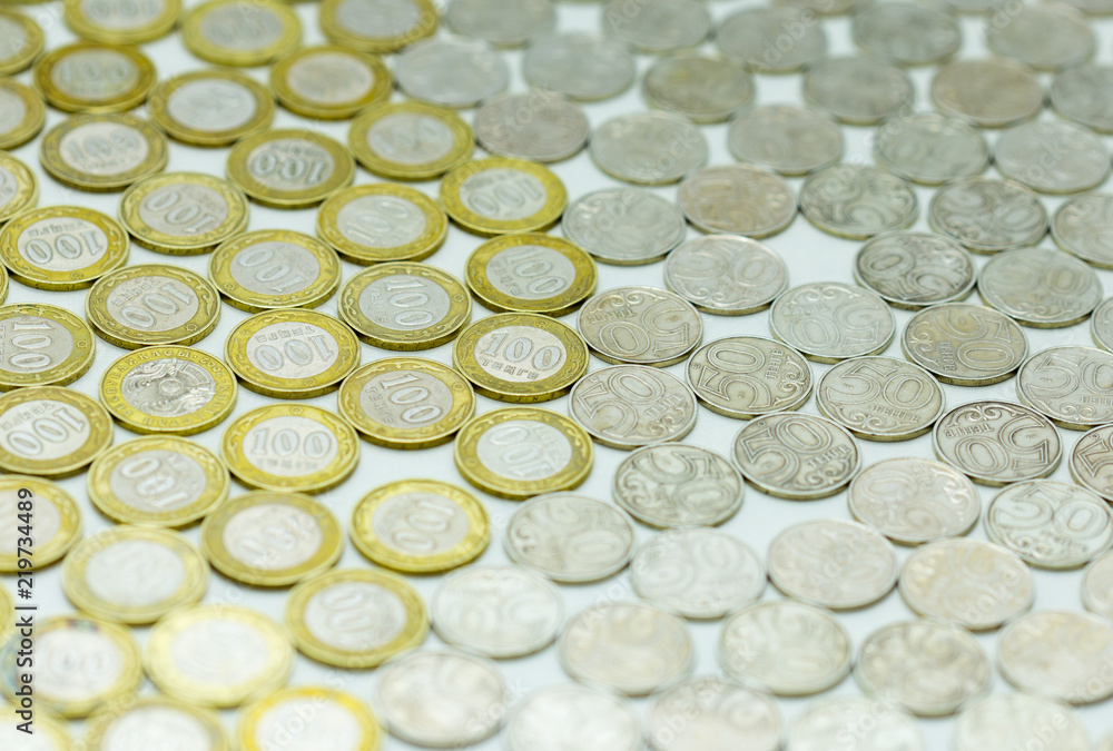 Tenge - national coins of Kazakhstan, gold coins Tenge - national coins of Kazakhstan, gold coins