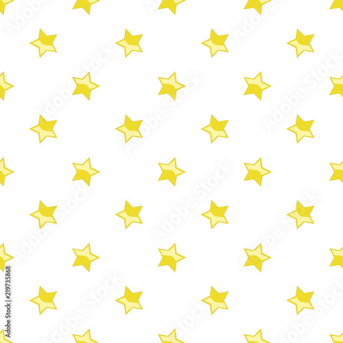 Vector seamless pattern with stars. Cute backdrop for textiles and any other design for children.