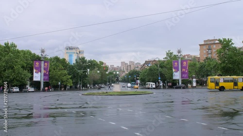 Famous Square in the Center of Yerevan City, Armenia 3