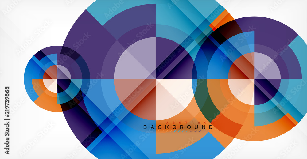 Vector circle abstract background Vector circle abstract background