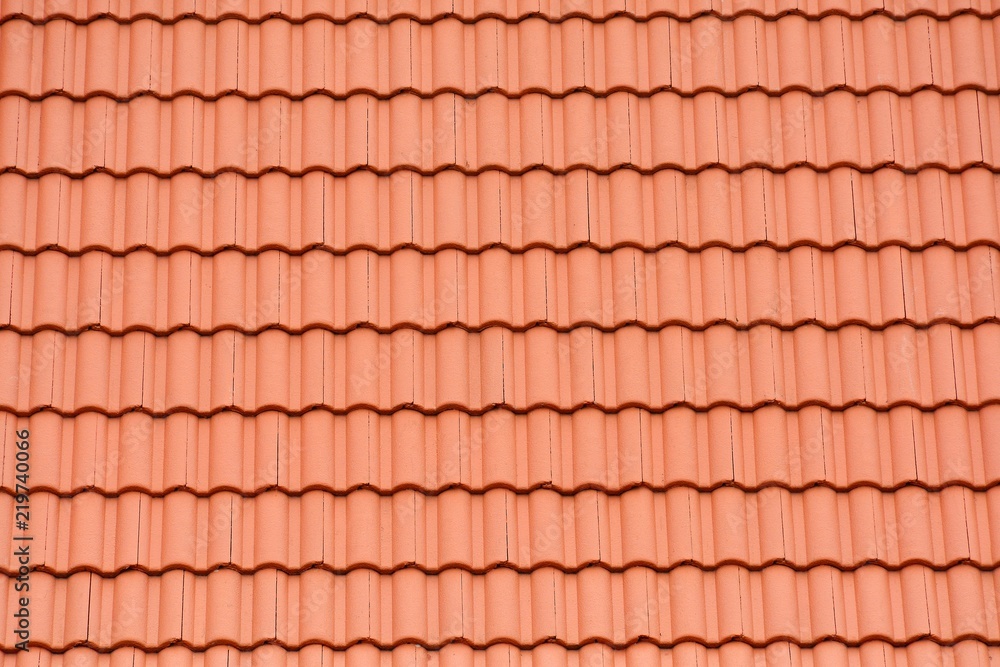 orange tile roof pattern at the buddha temple in thailand orange tile roof pattern at the buddha temple in thailand