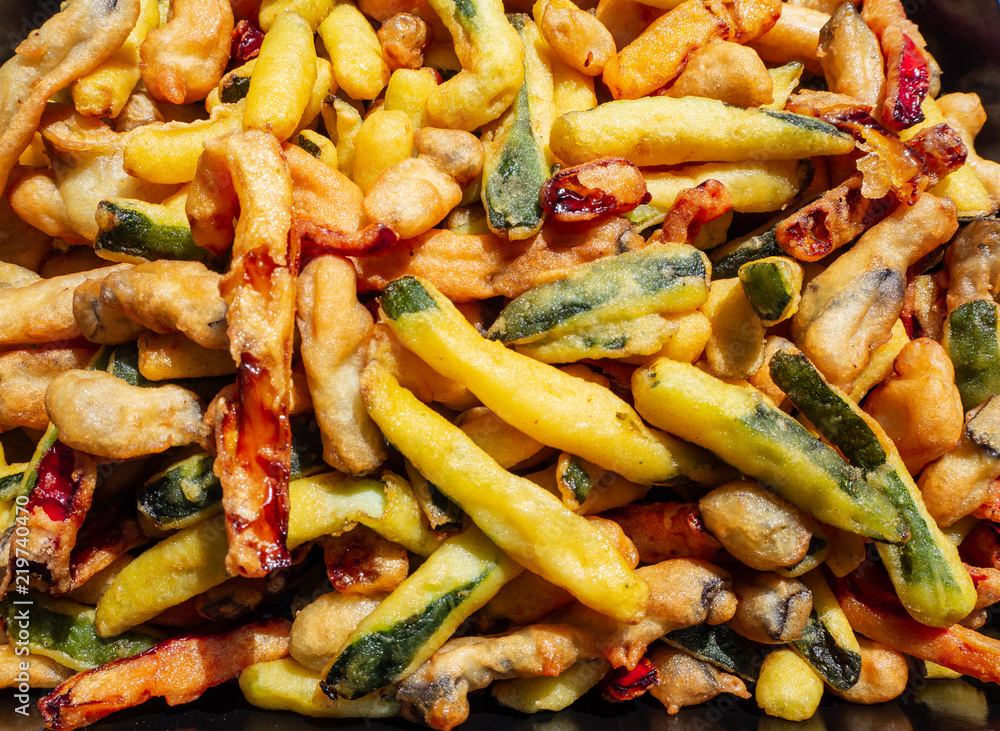 Fresh fried of mixed vegetables Fresh fried of mixed vegetables