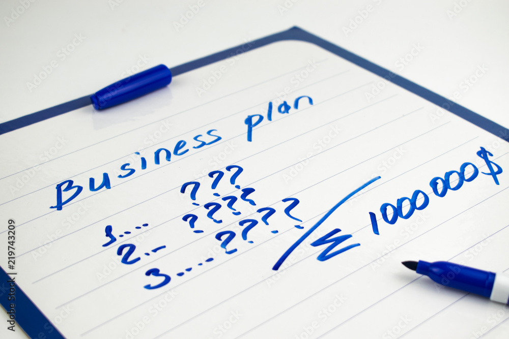 Start of making a business plan for a million dollars. Playful performance. Start of making a business plan for a million dollars. Playful performance.