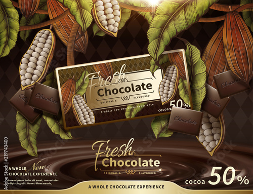 Premium chocolate ads