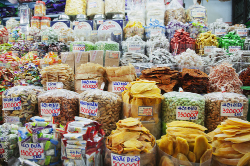 Snacks at a Vietnamese market
