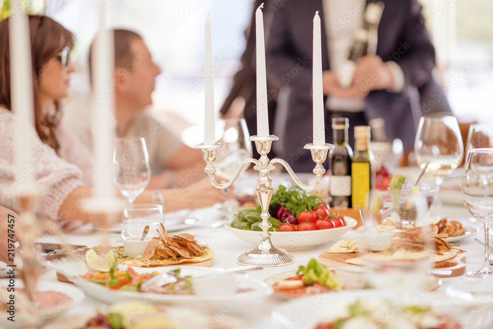 Delicious food ready and decorated. Banquet table. Delicious food ready and decorated. Banquet table.