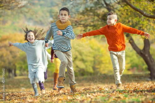 Beautiful fashionable children 