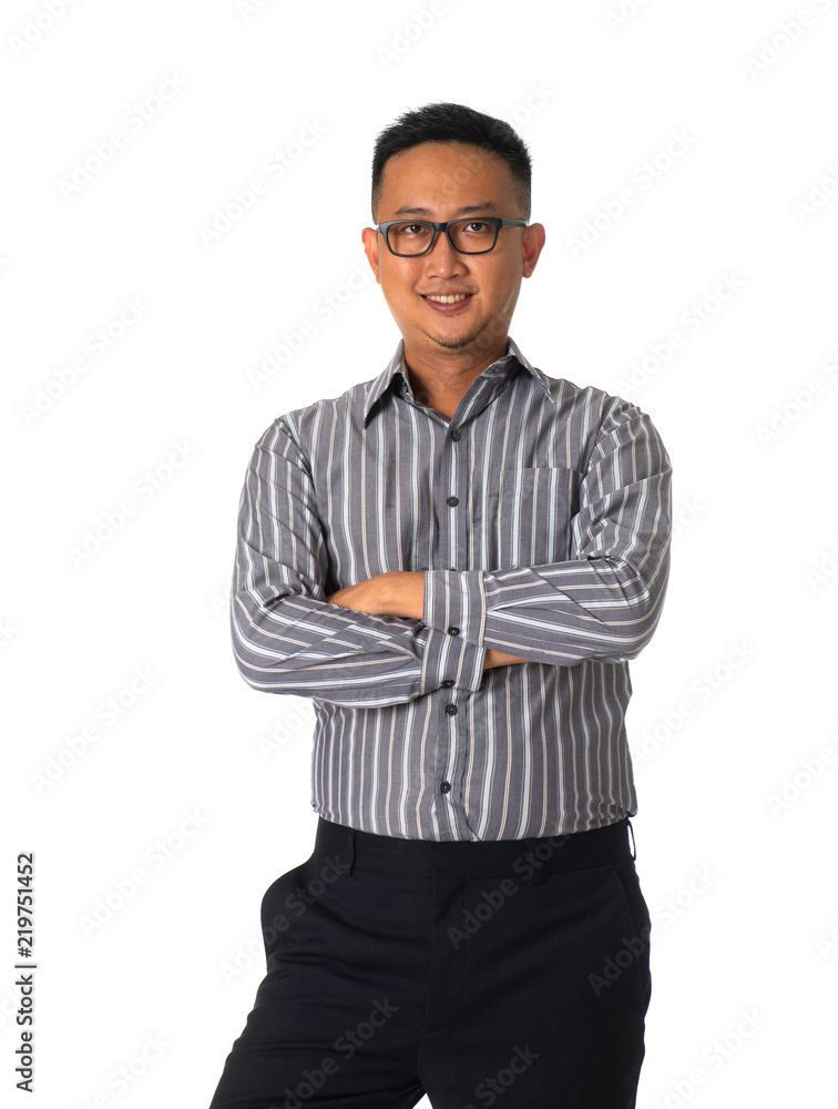 Close up portrait of a smiling asian man Close up portrait of a smiling asian man