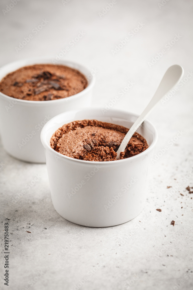Chocolate mousse from aquafaba. Vegan chickpea dessert. Chocolate mousse from aquafaba. Vegan chickpea dessert.
