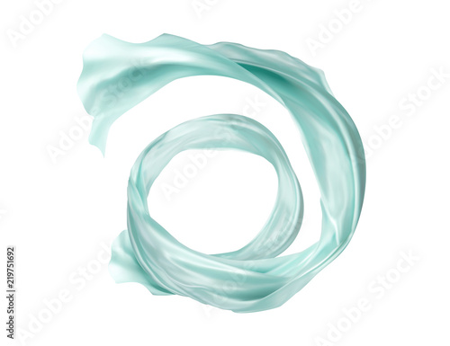 Light blue satin element