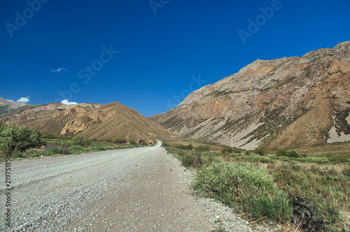 Naryn river valley