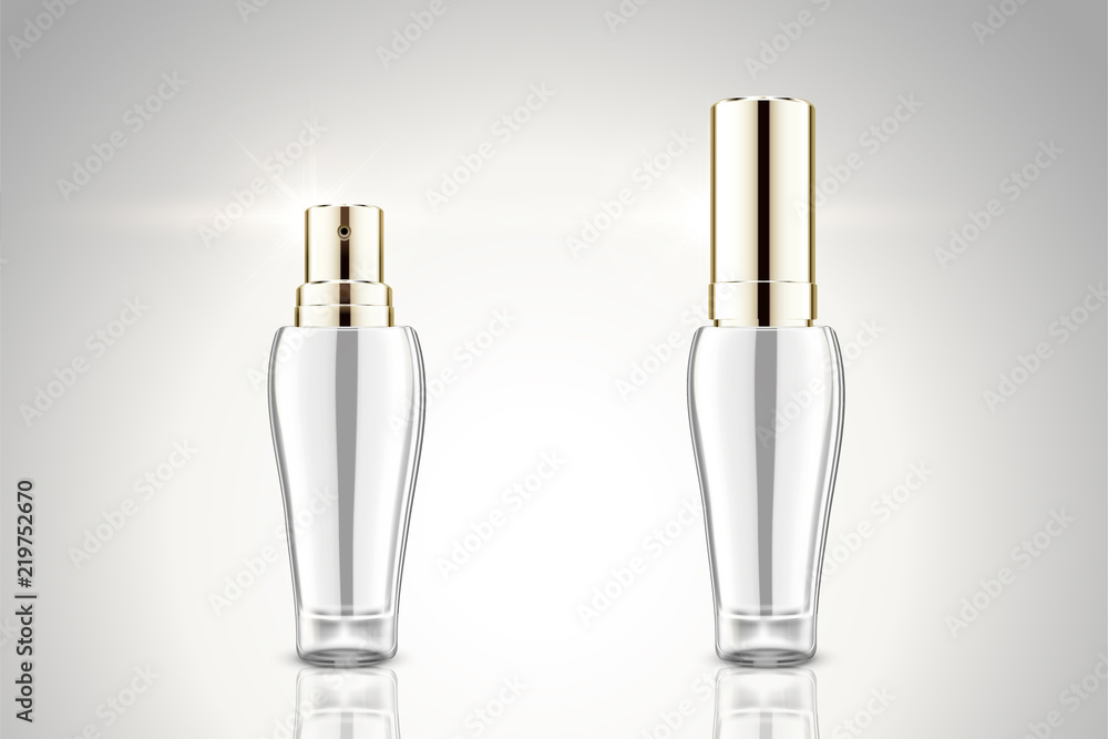 Blank silver spray bottle Blank silver spray bottle