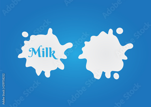 Milk Logo and Labels Designs. Milk vector sign