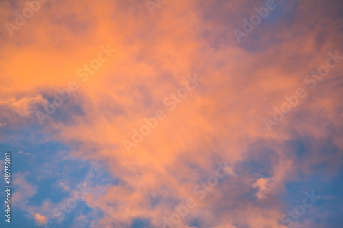 Red sunset sky © robertdering