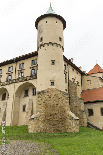 14th century medieval Nowy Wisnicz castle, Poland