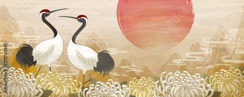 Double ninth festival design